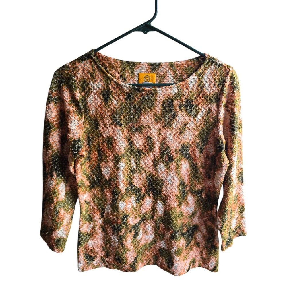 Ruby Rd Top Straw Xs Extra Small. Multi Colors - Picture 3 of 5